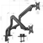 Aisens Soporte de Mesa ECO para 2 Monitores 17-32 Pulgadas, Negro